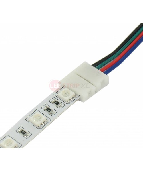 RGB ledstrip Koppelstuk naar 4-aderig RGB signaal kabel