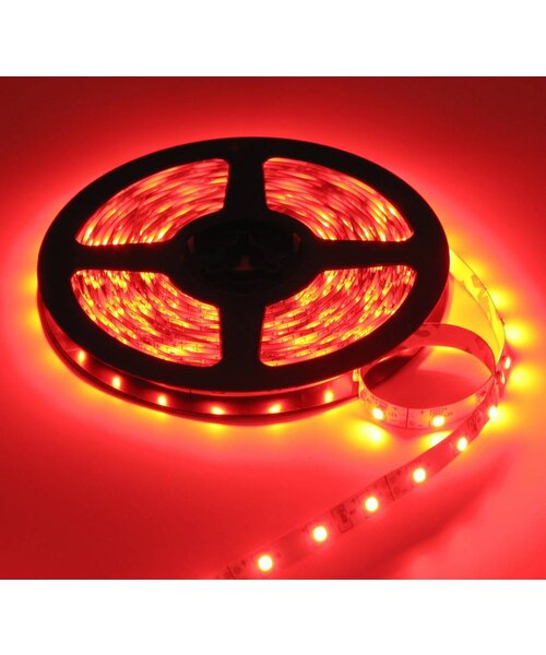 LEDStrip Rood 2,5 Meter 60 LED per meter 12 Volt