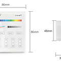 Milight / MiBoxer Draadloos 2,4Ghz Inbouw Wandpaneel 230 Volt 4 Zone RGB+CCT