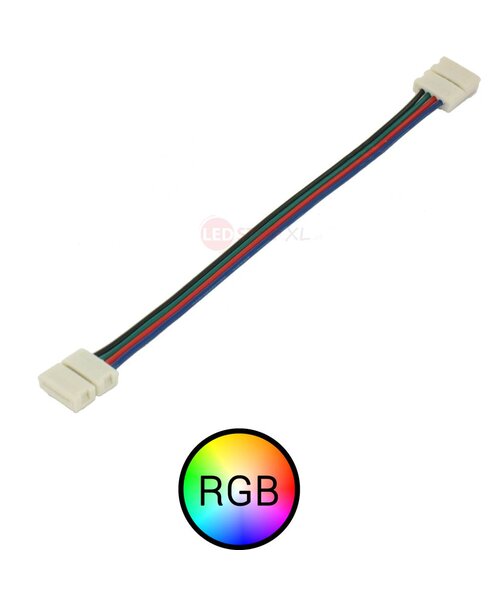 RGB ledstrip connector koppelstuk 15cm 4-aderig, verbinden zonder te solderen