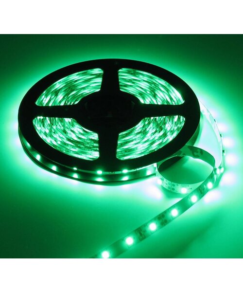 LEDStrip Groen 5 Meter 60 LED per meter 24 Volt