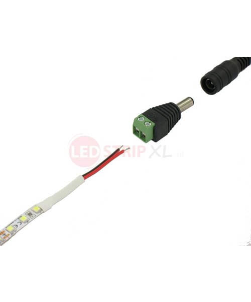 LED Jack DC Socket Male naar draad connector