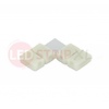 ledstrip connector koppelstuk voor hoeken 2-aderig, verbinden zonder te solderen