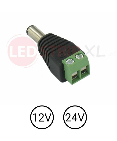 LED Jack DC Socket Male naar draad connector