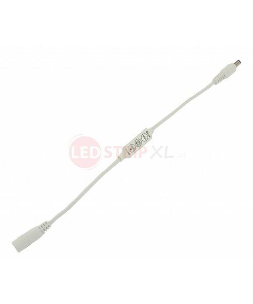 LEDStrip mini controller en dimmer voor enkelkleurige strips 12-24V