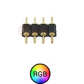 4 Pins Male Male connector voor RGB LED Strips