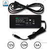 DYS LEDstrip voedingsadapter 12V - 6A – 72 Watt - TÜV keurmerk - Efficiëntielevel 5