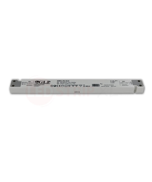 GLP Extra smalle LED driver/transformator 12V 75W 6.25A