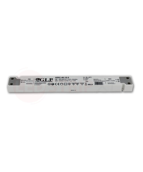 GLP Extra smalle LED driver/transformator 12V 45W 3.75A