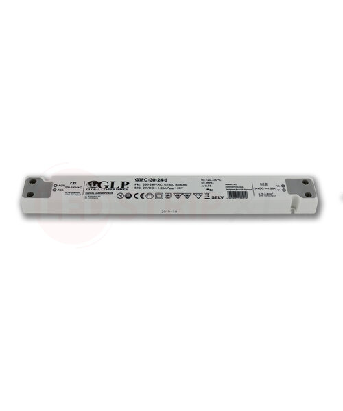 GLP Extra smalle LED driver/transformator 24V 30W 1.25A