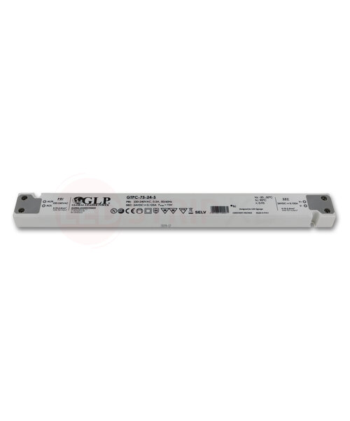 GLP Extra smalle LED driver/transformator 24V 75W 3.12A