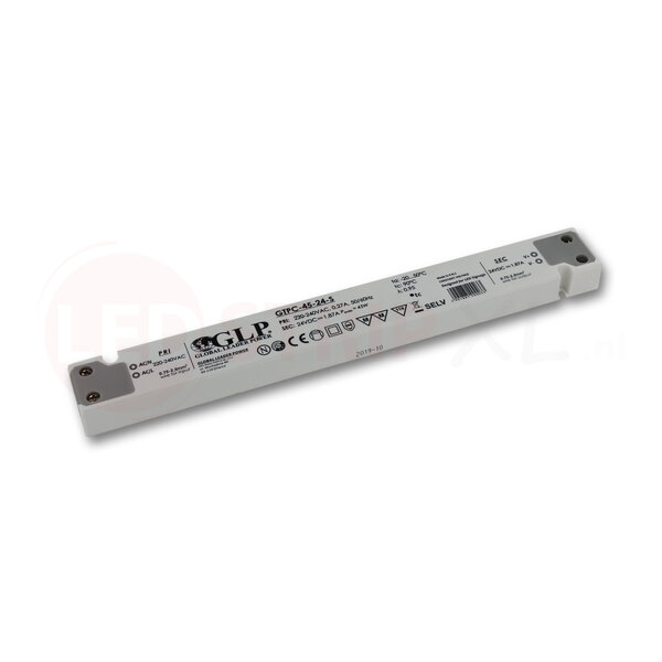 GLP Extra smalle LED driver/transformator 24V 45W 1.9A