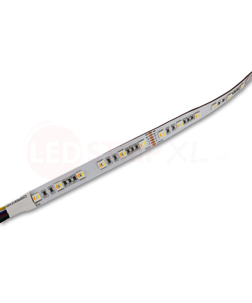 LED Strip RGB + Warm Wit + Koud Wit 2.5 meter 60led/m 5in1 led 24V Dual White CCT