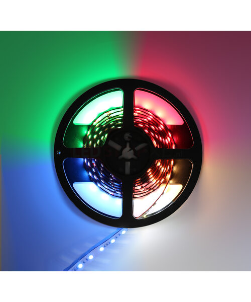 LED Strip RGB + Warm Wit + Koud Wit 2.5 meter 60led/m 5in1 led 24V Dual White CCT