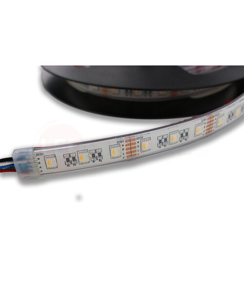 RGBW LEDStrip (RGB + Warm Wit) 2,5 meter 12V 150led (60 led per meter)