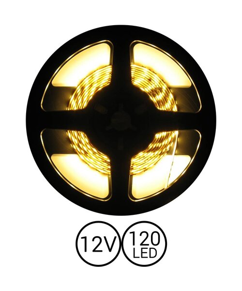 PowerLED Warm Wit 0,5 t/m 2,5 Meter 120 LED per meter 12 Volt