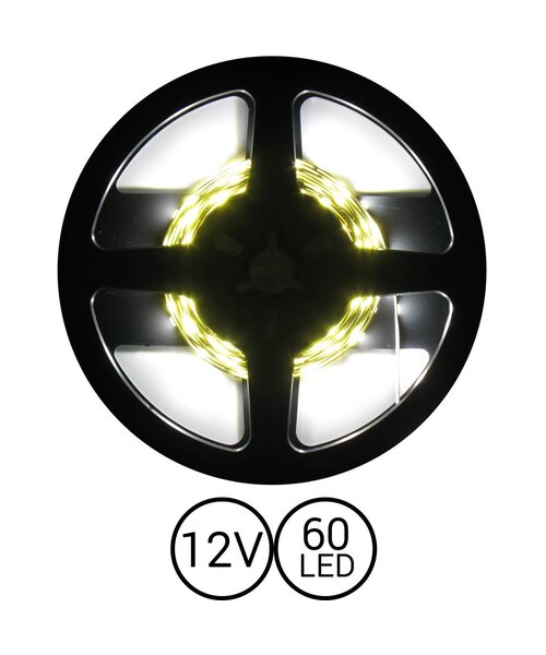 PowerLED Helder Wit 0,5 t/m 2,5 Meter 60LED per meter 12Volt