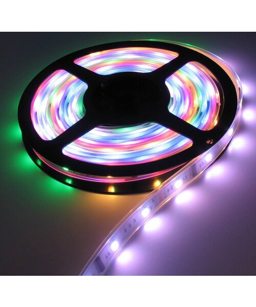 LEDStrip RGB dreamcolor 5 Meter 30 LED per meter 12 Volt