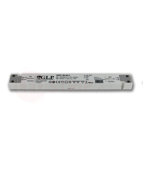 GLP Extra smalle LED driver/transformator 12V 30W 2.5A
