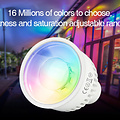 Milight / MiBoxer RGB+CCT LED Spot 6W GU10 met diffuse lens