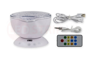 Ocean Wave RGB LED Waterprojector met Speaker