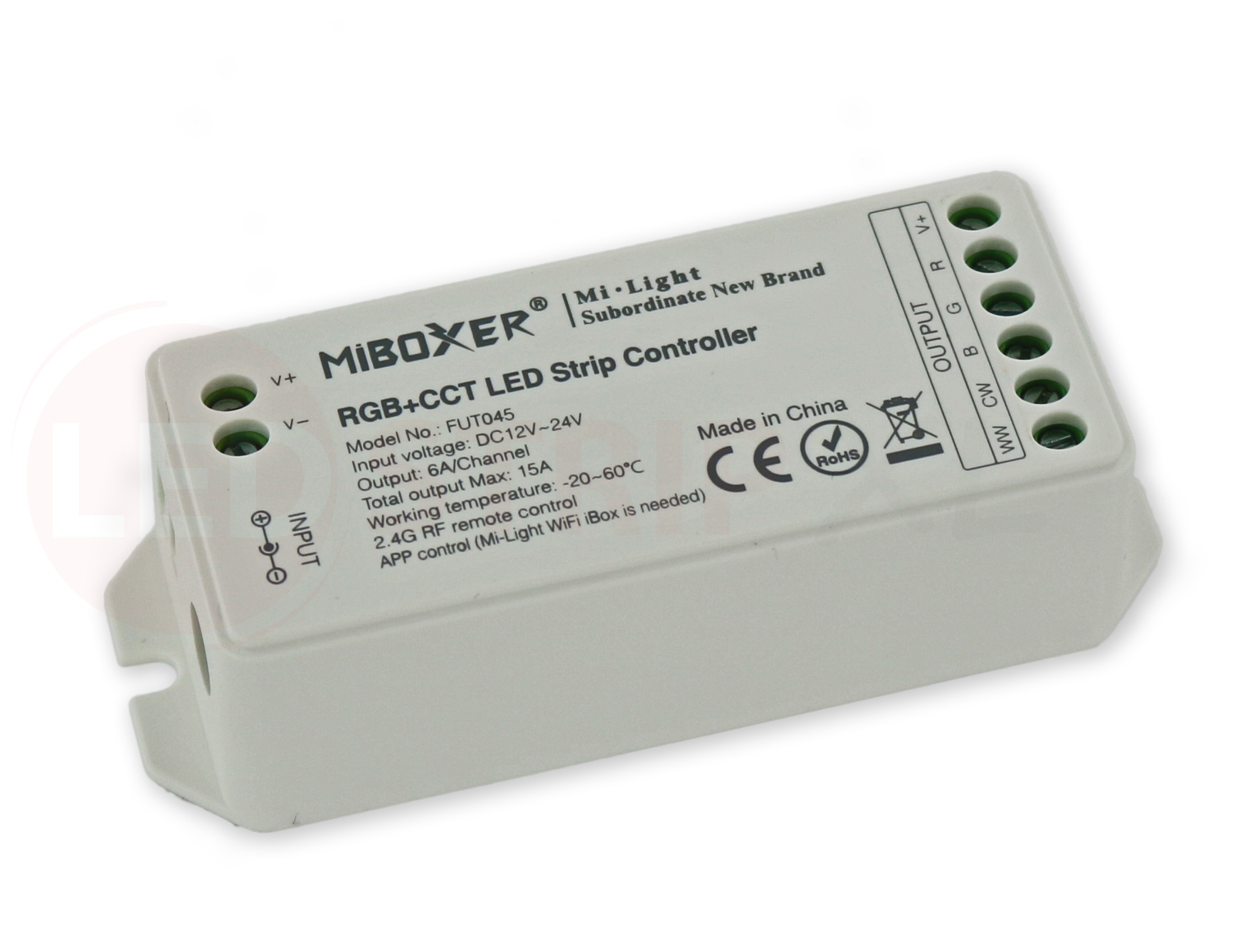 Télécommande & contrôleur LED RGB & CCT, Mi-Light, Miboxer FUT045A