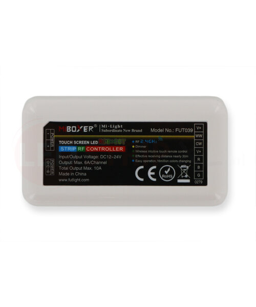 Milight / MiBoxer RGB+CCT LEDStrip Losse Zone Controller voor 4-zone systeem FUT039