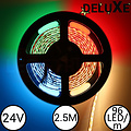 LED Strip RGBW DELUXE 2.5 Meter 96 LED per meter 24 Volt