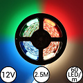 RGBW LEDStrip (RGB + Warm Wit) 2,5 meter 12V 150led (60 led per meter)