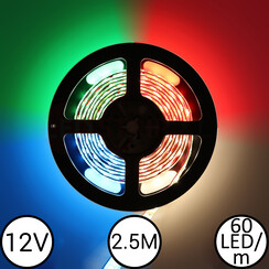 12V RGBW LEDStrip 2,5 meter 150led