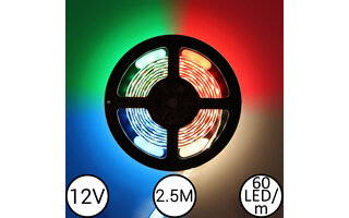 12V RGBW LEDStrip 2,5 meter 150led