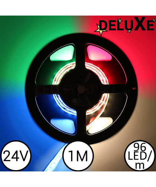 LED Strip RGBW DELUXE 1 Meter 96 LED per meter 24 Volt