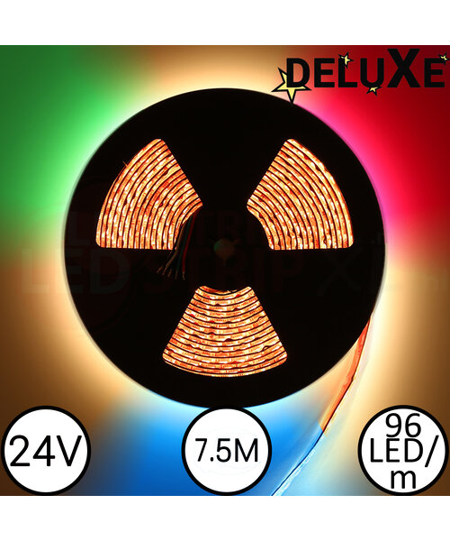 LED Strip RGBW DELUXE 7.5 Meter 96 LED per meter 24 Volt