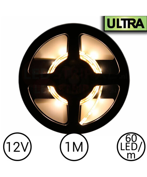 LED Strip Warm Wit 1 Meter 60 LED per meter 12 Volt - Ultra