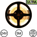 Epistar LED Strip Warm Wit 5 meter 196 LED 24 Volt - Ultra