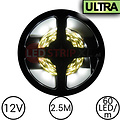 LED Strip Helder Wit 2,5 Meter 60 LED per meter 12 Volt - Ultra