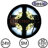 LEDStrip Koud Wit 5 Meter 60 LED per meter 24 Volt - Basic
