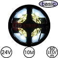 LEDStrip Koud Wit 10 Meter 60 LED per meter 24 Volt - Basic