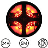 LEDStrip Rood 5 Meter 60 LED per meter 24 Volt