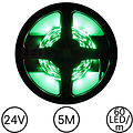 LEDStrip Groen 5 Meter 60 LED per meter 24 Volt