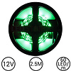 LEDStrip Groen 2,5 Meter 60 LED per meter 12 Volt