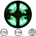 LEDStrip Groen 2,5 Meter 60 LED per meter 12 Volt