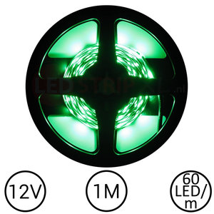 LEDStrip Groen 1 Meter 60 LED per meter 12 Volt