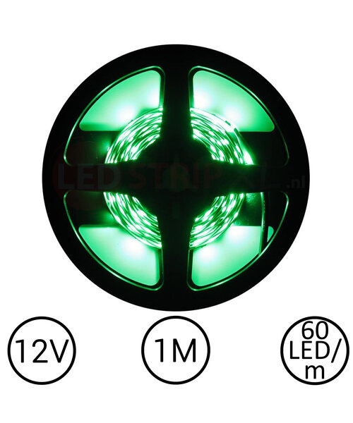 LEDStrip Groen 1 Meter 60 LED per meter 12 Volt