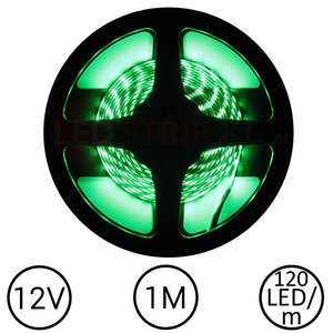 LEDStrip Groen 1 Meter 120 LED per meter 12 Volt