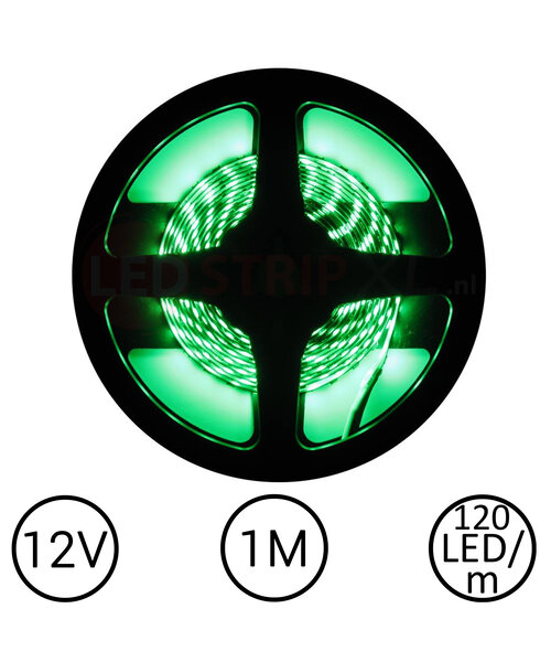 LEDStrip Groen 1 Meter 120 LED per meter 12 Volt