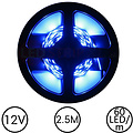 LEDStrip Blauw 2,5 Meter 60 LED per meter 12 Volt