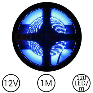 LEDStrip Blauw 1 Meter 120 LED per meter 12 Volt