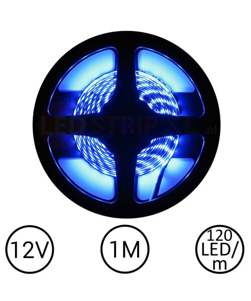 LEDStrip Blauw 1 Meter 120 LED per meter 12 Volt