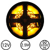 LEDStrip Geel 2,5 Meter 60 LED per meter 12 Volt